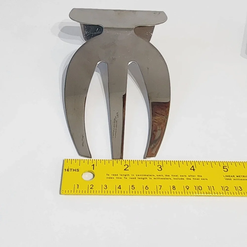 Stainless Steel Salad Hands Claws Tossing Fork Server Utensils Pasta Toss Serve - Picture 9 of 11